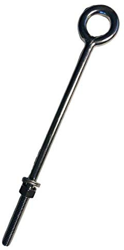 US STAINLESS Stainless Steel 316 Eye Bolt 1/2 x 12 Whitworth (1/2-12) Short Thread Marine Grade Pitch of 12