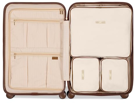 SUITSUIT Fab Seventies - Packing Cubes - Set Van 3 - Reiskoffer 66 cm - Koffer Organizer Set - Bagage Organizers - Wit