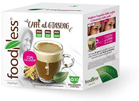 Foodness Ginseng e Collagene Compatibile Nescafe' Dolce Gusto 90 Capsule