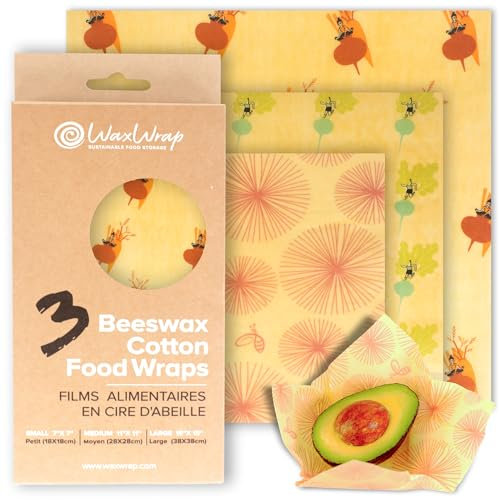WaxWrap Beeswax Cotton Food Wraps 3 Pack, 3 CT