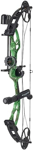 DIAMOND ARCHERY Edge XT Adjustable Accurate Stable Fully Accessorized Versatile Compound Hunting Bow, Green Country Roots, Right Hand
