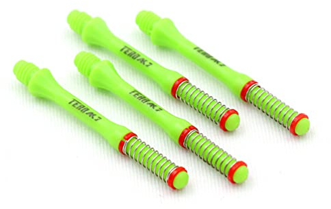 CUESOUL TERO AK7 Dart Shafts Eingebautes Federteleskop für Stahlspitzenpfeile und weiche Spitzpfeile, 4er-Set
