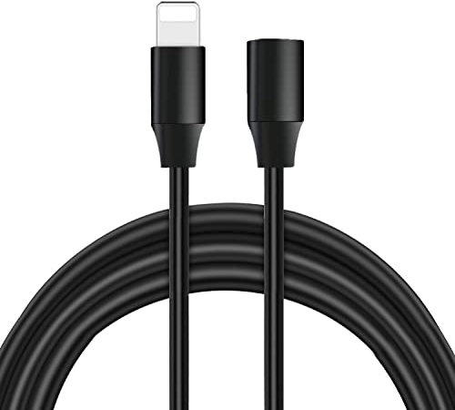 BOFA Eco Tableware 3.3 FT Cable de Extensión, Lightning Cable Conector de Extensión Cable de Carga Audio Macho a Hembra Compatible con iOS Devices