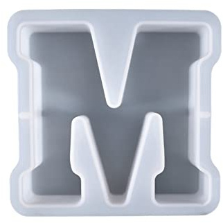BYNYXI 3D Buchstaben Silikonform groß, DIY Silikon Alphabet Epoxidharz Forme Buchstaben Harz Gießform Epoxidharz Kuchenform Schmuckform für DIY Basteln Deko Schlüsselanhänger Schmuckherstellung