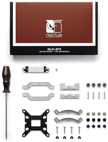 Noctua NM-M1-MP78, Kit de Montaje Multi-Socket SecuFirm2+ Alto Rendimiento | Compatible con AM5/AM4 y LGA1851/LGA1700/LGA1200, para Disipadores Noctua con Distancia de Montaje 78mm, Incluido Torx T20