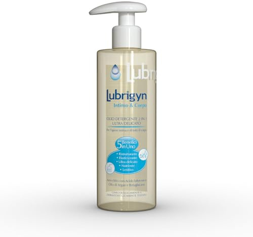 Lubrigyn Ultra Delicate 2-i-1 rengöringsolja underkläder och kropp 400 ml med ailuronsyra