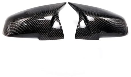 Spiegelkappen Real Carbon Fiber Rück Seite Flügel Spiegel Abdeckung Cap Für F20 F21 F87 Für M2 F23 F30 F32 F33 F34 F36 Für X1 E84 I3 I3S Zubehör Rückspiegel Kappe