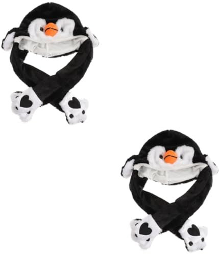 Alasum 2stücke Tierischer Hut Mit Beweglichen Ohren Plüschhasen- Für Partys Und Cosplay Lustige Tiermütze Für Erwachsene Und Accessoire Für Halloween Und Festlichkeiten