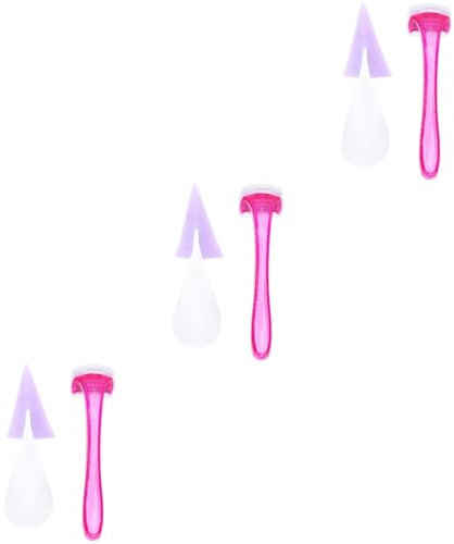 MERRYHAPY 3 Sätze Intimbereich trimmen Privater Haarrasierer -Haarschneider Haarschablonen Trimmer Bikinizone Rasierer razor werkzeug frauen rasierer Haarrasierer für Frauen Kieselgel