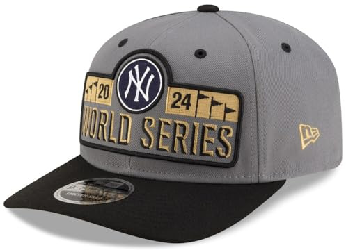 New Era NY New York Yankees 9SEVENTY 2024 World Series Gold Patch Snapback Cap Adjustable Hat