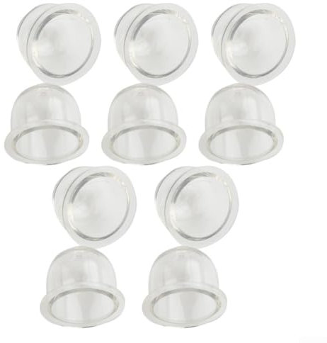 Honseadek Outdoor Power Equipment Kraftstoffpumpe Vergaser Set 10 Stück Primer Bulb Ersatzteile für Kettensägen Trimmer 19 mm/22 mm Optionen (10 Stück - 19 mm)