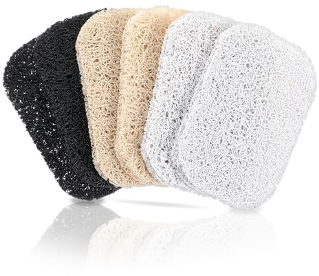 6 Stück Seifenschale mit Ablauf, Soap Dish, Seifen Halter Dusche Zubehör, Seifenablage Waschbecken zum Schutz vor Rutschgefahr und Feuchtigkeit für Dusche, Bad, Küche, Arbeitsplatte (3 Farbe)