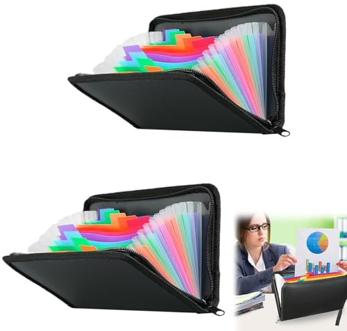 Quittung Coupon Organizer,13 Fächern Wasserfest Dokumententasche,Dokumentenmappe Datei Organizer mit Reißverschluss,Dokumentenmappe A6 mit Reißverschluss,Fächermappe für A6
