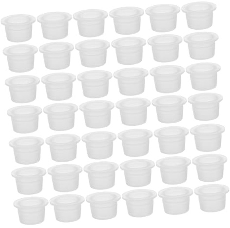BESTYASH 200 Pièces Bouchons Plastique pour Bouteilles Bouchons Arrêt Transparents Ronds à Dents Joints Souples Étanches pour Pots Bouteilles Verre et Tuyaux Fermeture