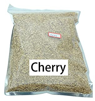 Trucioli di Legno ciliegio Quercia Pecan Barbecue segatura fumigazione Scatola di trucioli di Legno 125 g/Borsa, Barbecue Strumento Accessori (Cherry Wood)