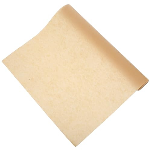 ULTECHNOVO Papier Sulfurisé Cuisson Rouleau 30 Cm X 10 M Feuilles de Papier Parchemin Antiadhésif pour Four et Friteuse sans Matière Grasse Usage Alimentaire Sûr Couleur Bois Naturel