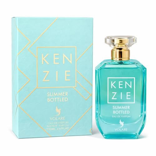 Eau de Parfum Mixte Vanillée Gourmande – Kenzie Vanilla 70 – Parfum Oriental Longue Tenue – Notes Vanille, Praliné, Fleur d’Oranger – 100 ml – Volaré (KENZIE SUMMER BOTTLED)