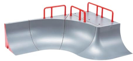 DuskHaven Finger Skateboard Rampen, Spielzeug, Vielseitig Einsetzbar, Kreatives, Leicht zu Tragendes Finger Skateboard Track Szenen für Kinder Im, B