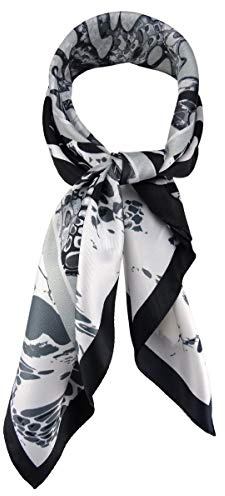 TigerTie Damen Nickituch Halstuch gemustert - Halstuchgröße 60 x 60 cm