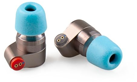 Yinyoo Auricolare Tin Audio T2 in ear monitor con doppio driver dinamico 2DD, suono neutro, suono HiFi bilanciato, con struttura in metallo e cavo 2PIN rimovibile (auricolare T2)