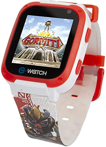 E-Watch Gormiti Playwatch Kinderuhr mit vielen Funktionen zum Mitnehmen deiner Helden für Kinder ab 4 Jahren EWG00000 Giochi Preziosi