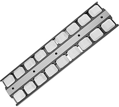 Folocy 21-1/2 X 5-1/2 BBQ Grill Briquette Tray Heat Plates Burner Covers, Replaces OEM Viking Part 032381-000, BBQ Gas Grill Replacement Parts for Viking 032381-000