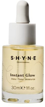 Haaröl zur professionellen Pflege von trockenem und beschädigtem Haar - SHYNE - Instant Glow Oil - für extra Feuchtigkeit und Glanz, Anti-Frizz, mit Argan und Mandeln
