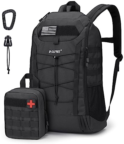 G4Free 45L Sac à Dos Tactique Militaire 3 Jours Assaut Survie Molle Pack pour Randonnée Camping Voyage