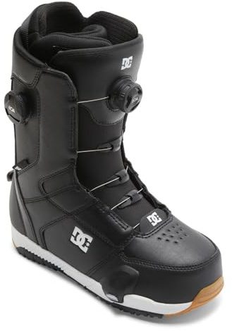 DC Shoes Control Step On - Botas de snowboard para hombre (8, negro/blanco)