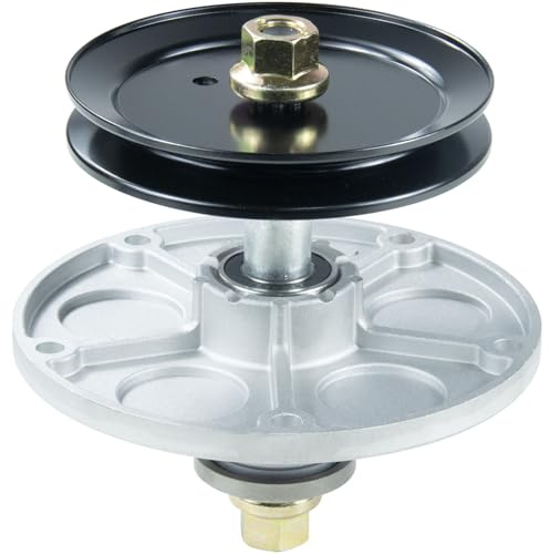 GELASKA 1001046 - Gruppo mandrino con puleggia 494199MA, sostituisce Murray 492574MA, 092574, 94129MA, 492574, 090905, 094129MA, MU094129MA per trattori da giardino Murray da 42