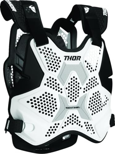Thor MX Sentinel Pro Protektor MX Brustprotektor Brustpanzer schwarz Weiss (Größe XS-S)