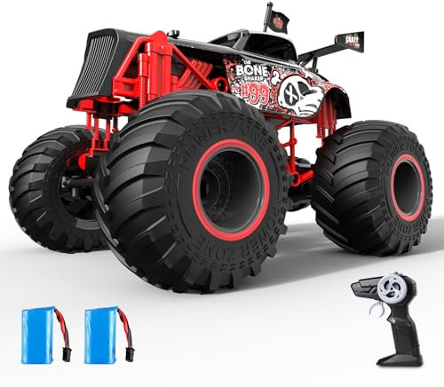 EYLM Remote Control Car for Kids 2.4Ghz 1:14 Remote Control Monster Truck 50+ mins 15 km/hGift for Kids (Bone 99)
