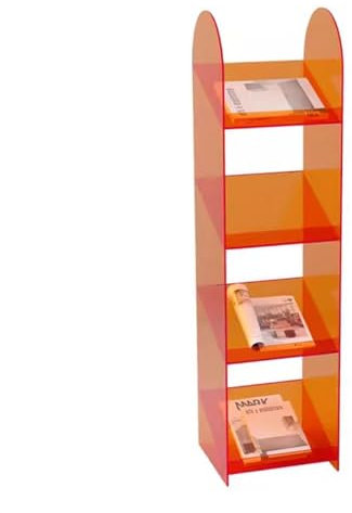 Zeitungsständer Zeitschriftenständer, Boden-Display, Aufbewahrungsregal, Acryl, kreativ, einfach, for Bücher und Broschüren, Ausstellungsständer, bodenstehender Zeitungsständer, Aufbewahrung, Bücherre