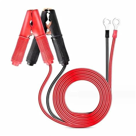 eufeifeiegds 30A Sicherung Batterie Clip for Auto Verlängerung Kabel Quick Release Adapter Trennen for Auto Motorrad Batterie Klemme Kabel wefeiegds(0.6M)