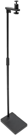 RjcdOPL - Soporte para proyector de pie de metal, giratorio de 360°, altura ajustable de 122-154 cm, poco aburrido, adecuado para proyectores con dimensiones de 1/4