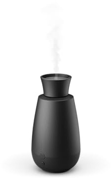 Stadler Form aroma diffuser Ella, intelligent doftspraysystem, för eteriska oljor, utan vatten, utan värme, intensiv doft, trådlös, ljussensor, enkel hantering, svart