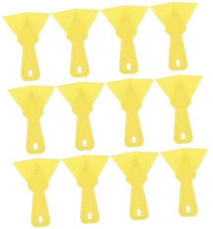 HOMSFOU Herramienta Raspadora Para Esquinas Internas y Externas De Paneles De Yeso, Juego De 12 Piezas De Plástico Abs Resistente, Ergonómica, Para Construcción y Reparación