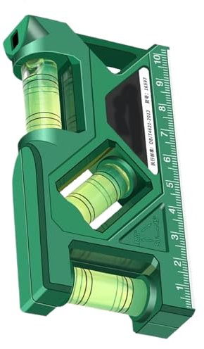 Mini nivelador magnético: pequeños niveles de burbujas, herramientas de medición resistentes, instrumentos de alineación precisos | Dispositivos de equilibrio de bolsillo, solución de nivelación durad