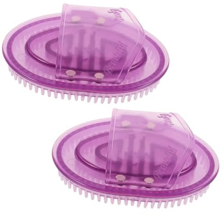 Gatuida 2pcs Silicone Handheld Massager for Body Shower Acupoint Massage Brush Ergonomic Design for Home Relaxation and Spa Salon Use