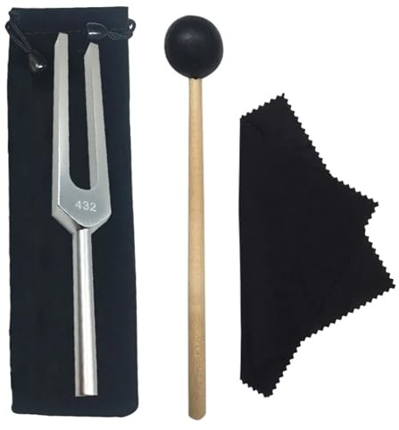 JCXIOC Stimmgabel 432 Hz Stimmgabel Edelstahl Stimmgabel Instrumente Stimmgerät