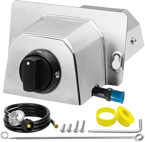 Accessoires de four à pizza, accessoire de four à pizza, accessoire de four à pizza extérieur pour four à pizza Karu modèles 12/12G/30,5 cm, kit de conversion de propane avec tuyau et régulateur de
