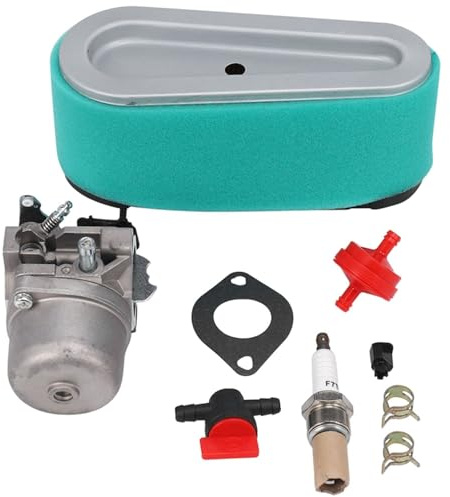 SPAMFAFGHQ Pour Tondeuse Autoportée 12.5 Hp Pour B&riggs&S&tratton Pour LMT 5-4993 282707 283702 283707 284707 Carburateur Moteur