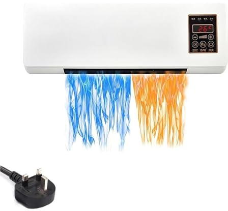 KHUKHU Air Conditioner, Upgraded Portable Air Conditioning Split, Mini Split AC/Heating System, 3500W Quiet Operation, With Remote Control For Home, Office(A)