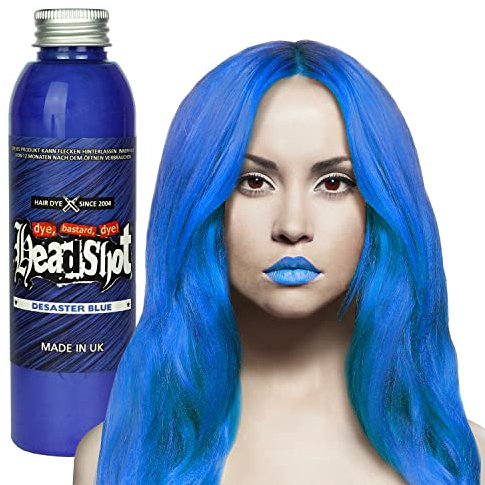 Blaue Haarfarbe Headshot Desaster Blue, Semi-permanente Haartönung 150 ml