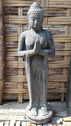 Möbel Peters Buddha Skulptur Stehend Greeting 190cm