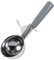 Aigend Cuchara para Helado de Acero Inoxidable, 1 Pieza Práctica Cuchara para Helado de Frutas de Acero Inoxidable con Mango de plástico Herramienta de Cocina(7,2 cm)