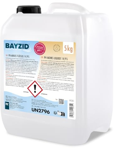 5 kg BAYZID pH Senker Minus 14,9% von Höfer Chemie für Pool & Schwimmbad zur Senkung des pH Werts