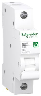 Schneider Electric Leitungsschutzschalter Resi9, 1-polig, 13A, B-Charakteristik, 6kA, Artikelnummer R9F23113, 1 Stück