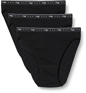 Sloggi 24/7 100 H Tai 3P Femme, BLACK, 48