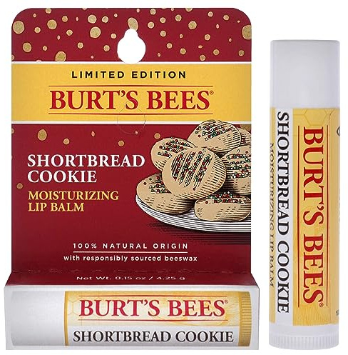 Burts Bees Lip Balm Blister – Shortbread Cookie For Unisex Lip Balm (Limited Edition)